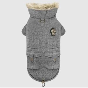 Canada Pooch Alaskan Army Dog Parka. Gray Black Size 12 Like New